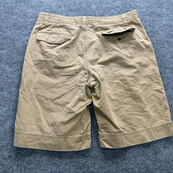 Converse One Star Shorts Men's Size 36 Khaki Flat Front Cotton Chino Casual - Picture 7 of 10